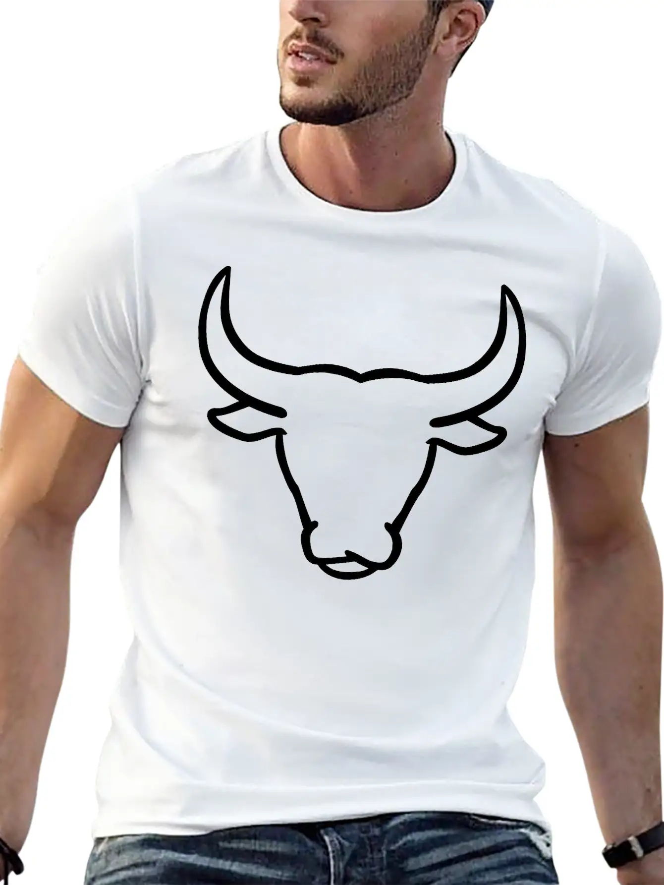Bull Breathable Graphic T-Shirt – Perfect For Casual Days