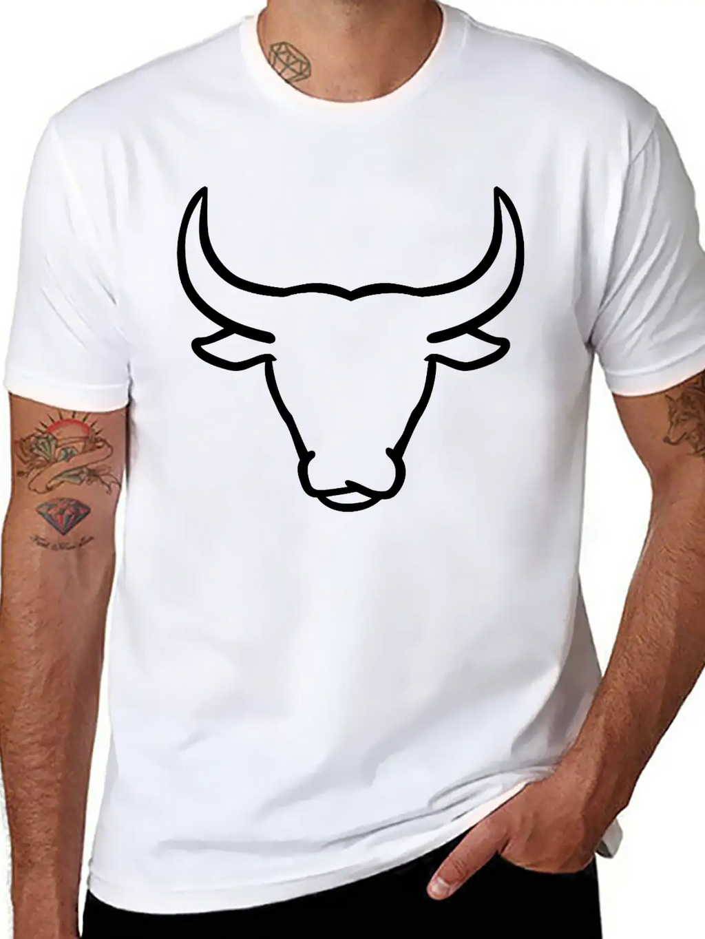 Bull Breathable Graphic T-Shirt – Perfect For Casual Days
