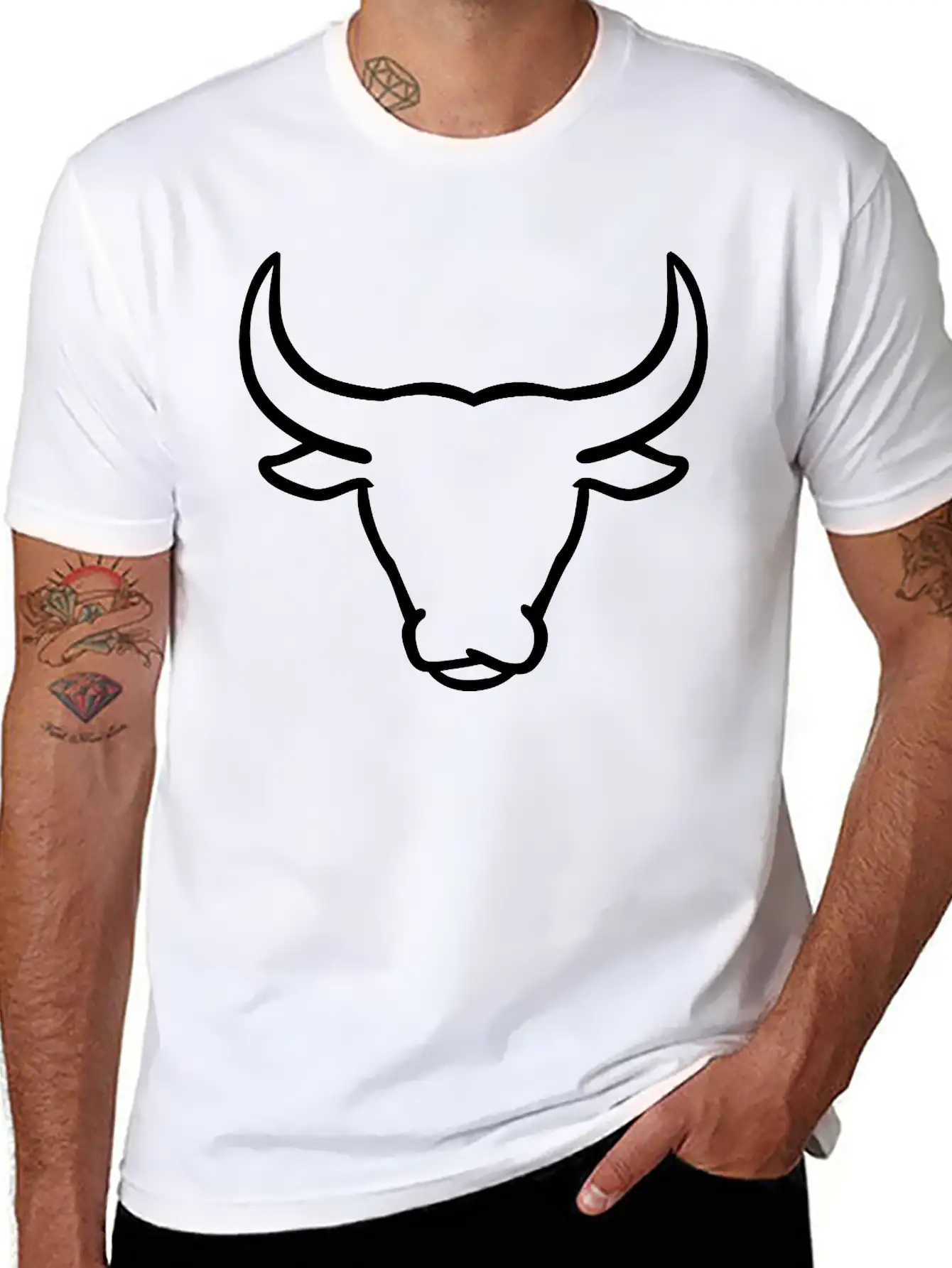 Bull Breathable Graphic T-Shirt – Perfect For Casual Days