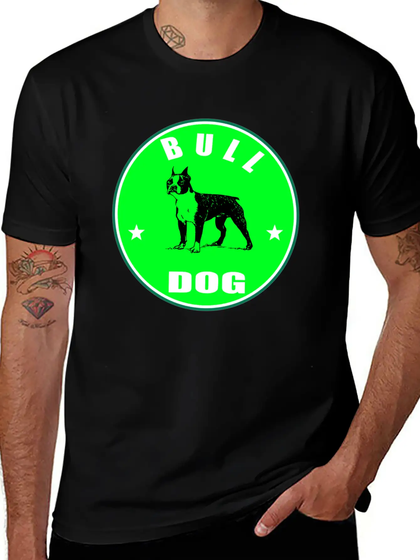 Bull Dog Essential Cotton Tee For Daily Outfits – Unisex Style
