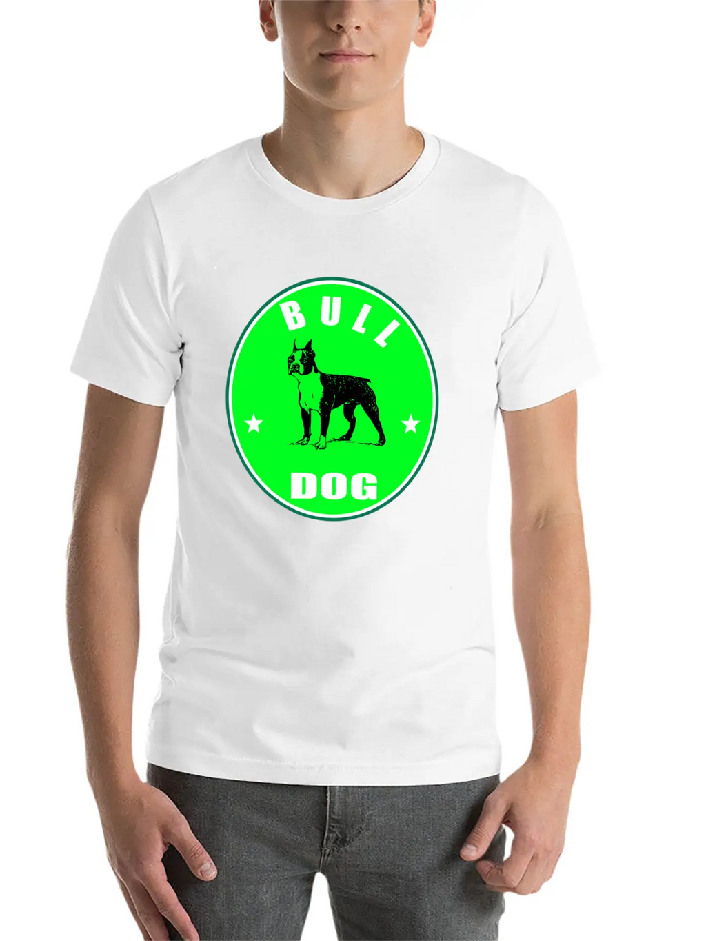 Bull Dog Essential Cotton Tee For Daily Outfits – Unisex Style