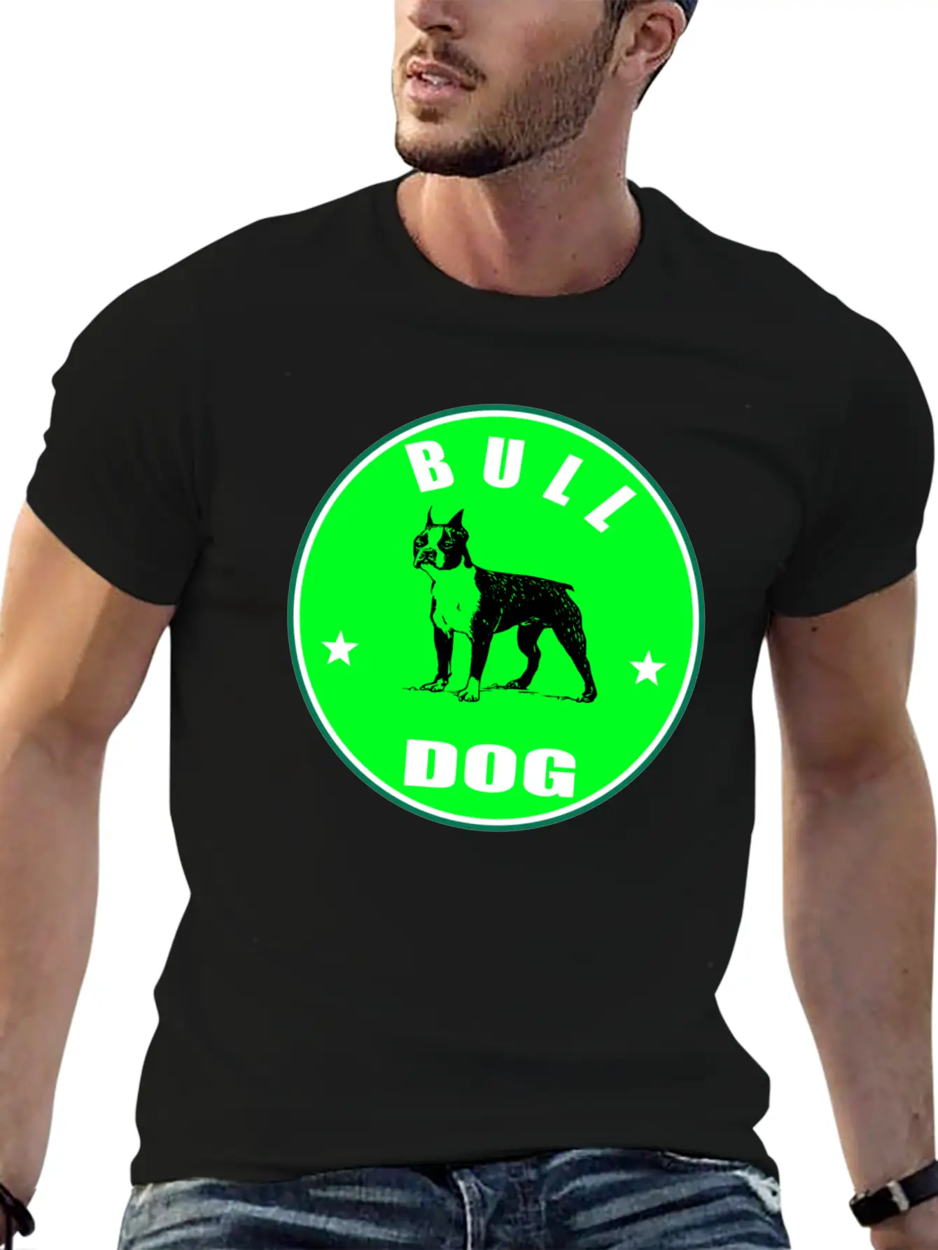 Bull Dog Essential Cotton Tee For Daily Outfits – Unisex Style