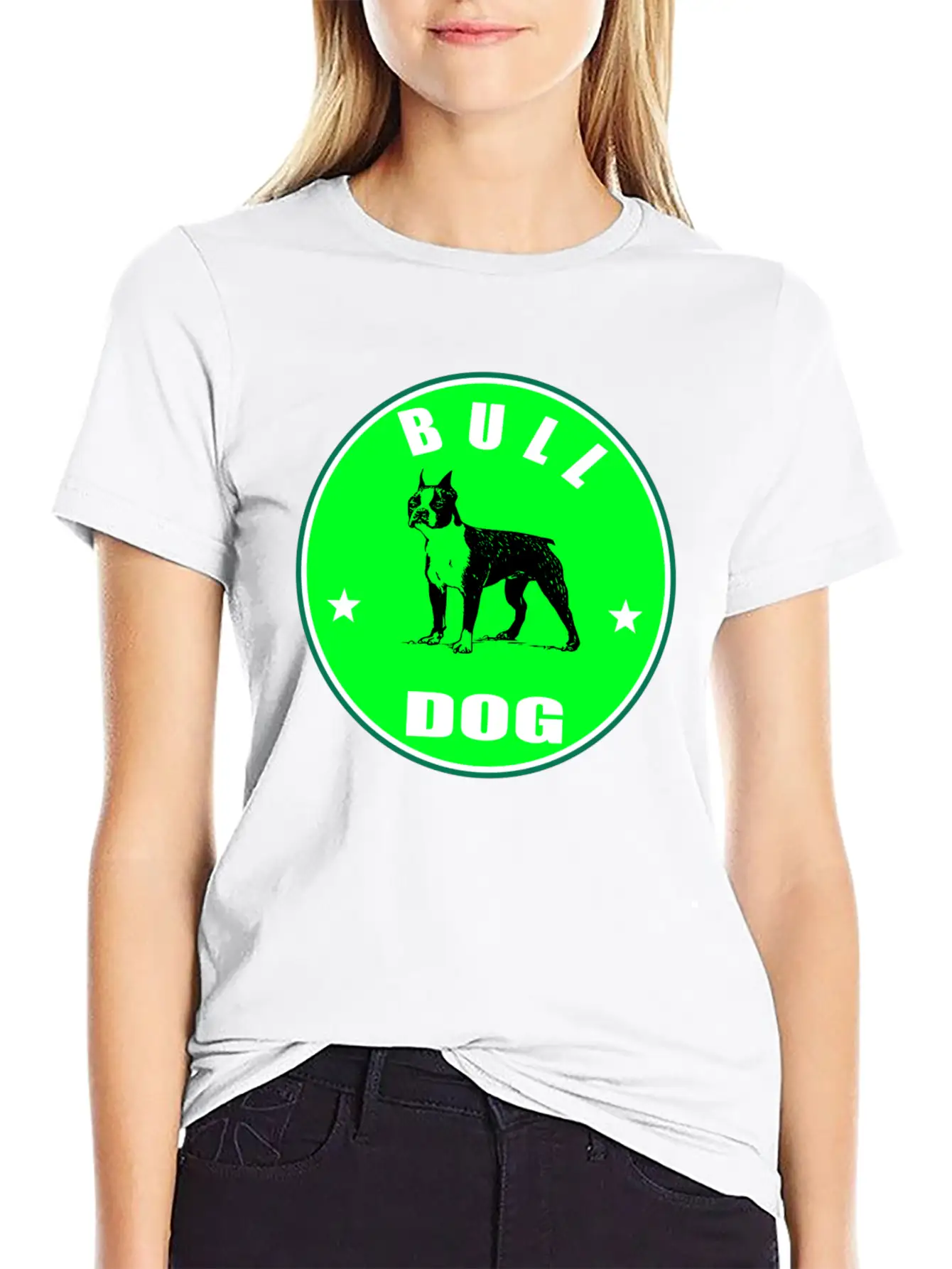Bull Dog Essential Cotton Tee For Daily Outfits – Unisex Style