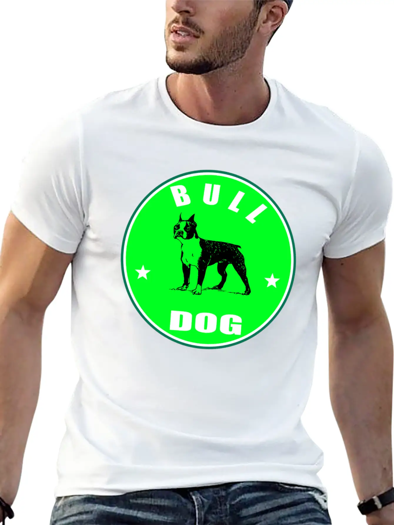 Bull Dog Essential Cotton Tee For Daily Outfits – Unisex Style