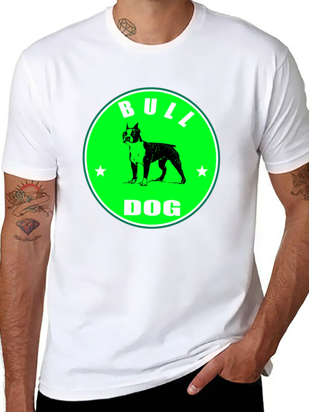 Bull Dog Essential Cotton Tee For Daily Outfits – Unisex Style