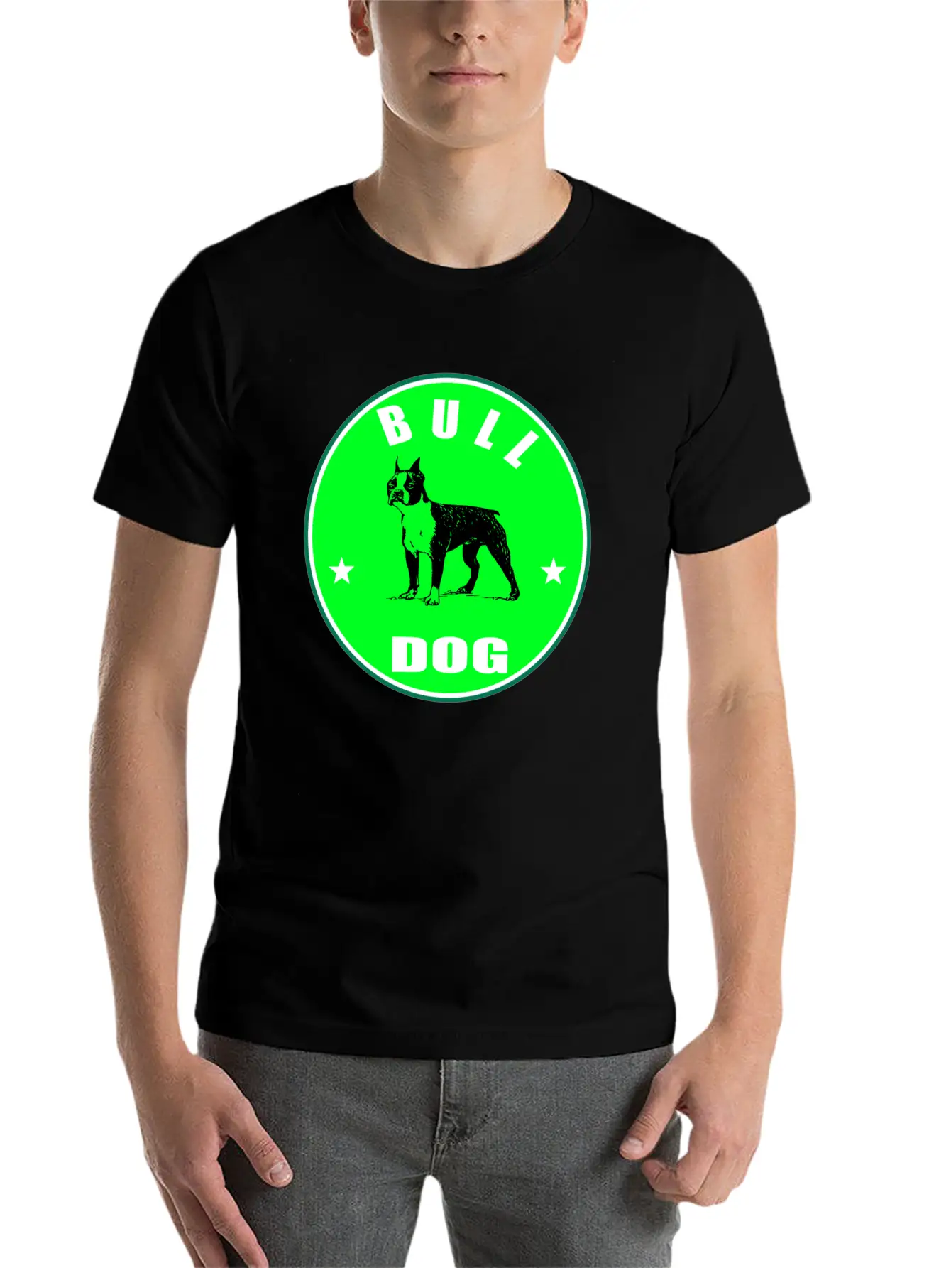 Bull Dog Essential Cotton Tee For Daily Outfits – Unisex Style
