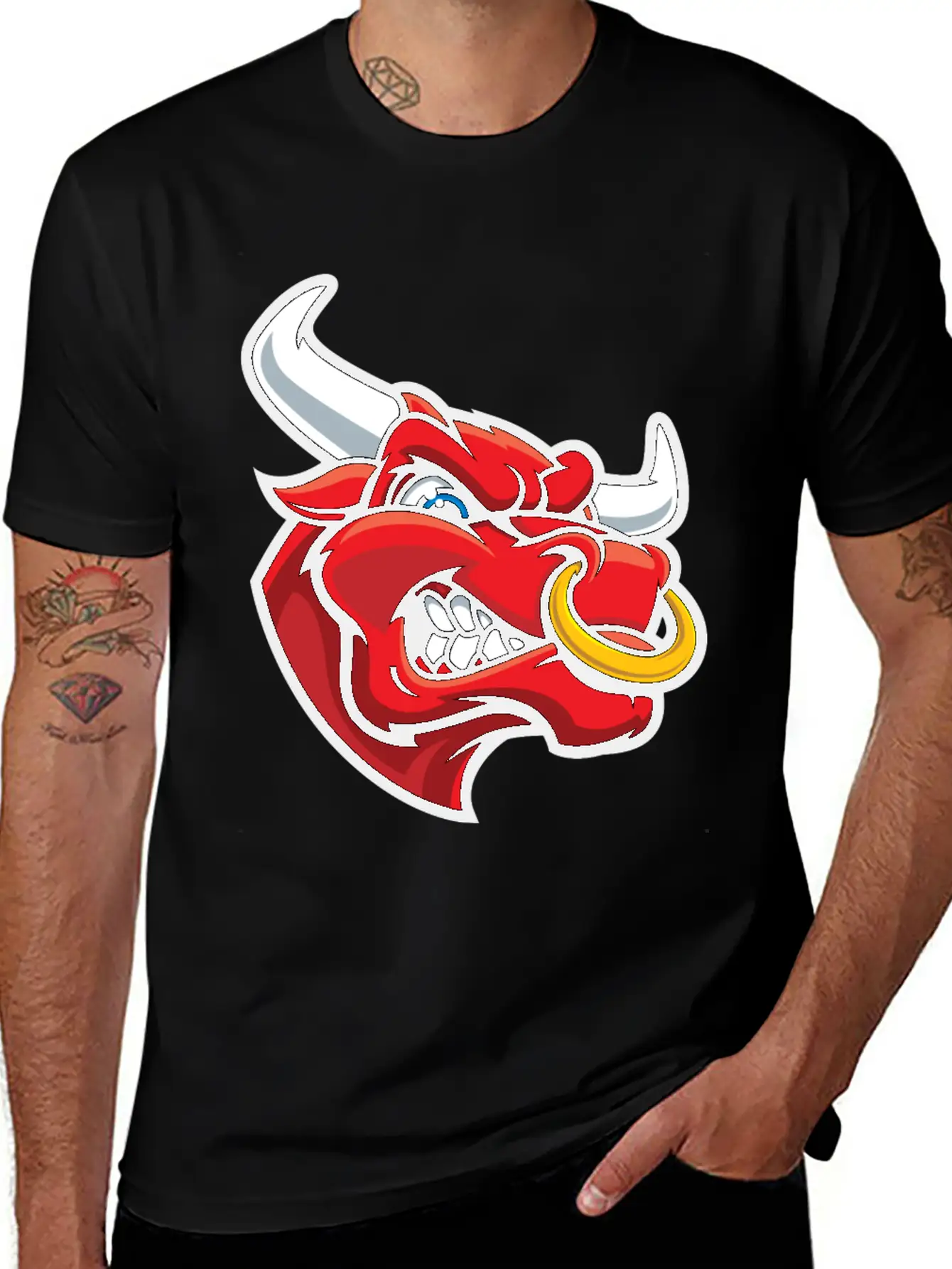 Bull Fun Relaxed Everyday Tee – Lightweight And Durable Cotton