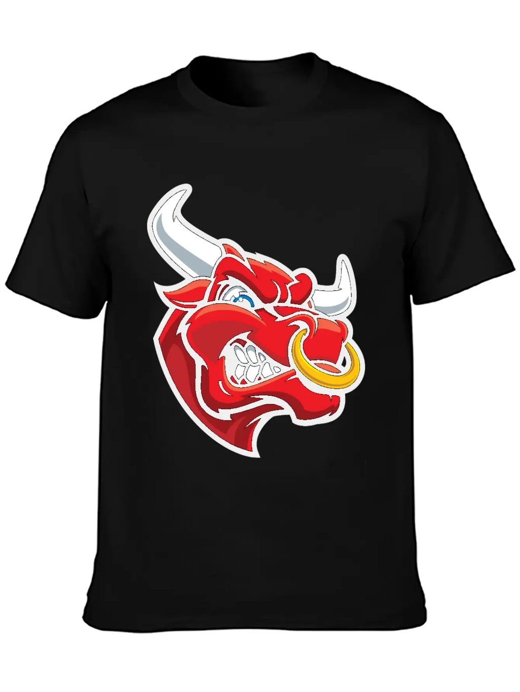 Bull Fun Relaxed Everyday Tee – Lightweight And Durable Cotton