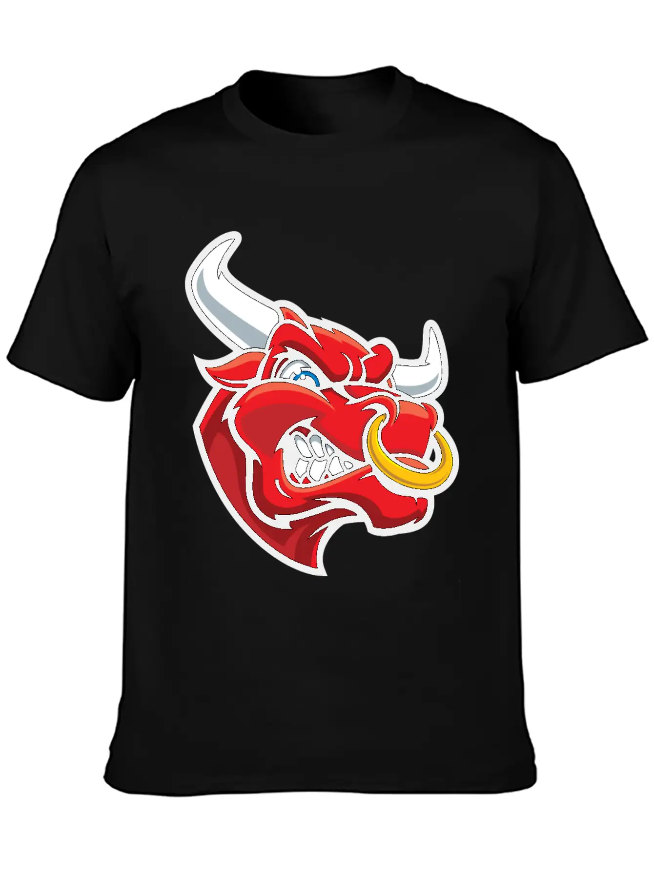 Bull Fun Relaxed Everyday Tee – Lightweight And Durable Cotton