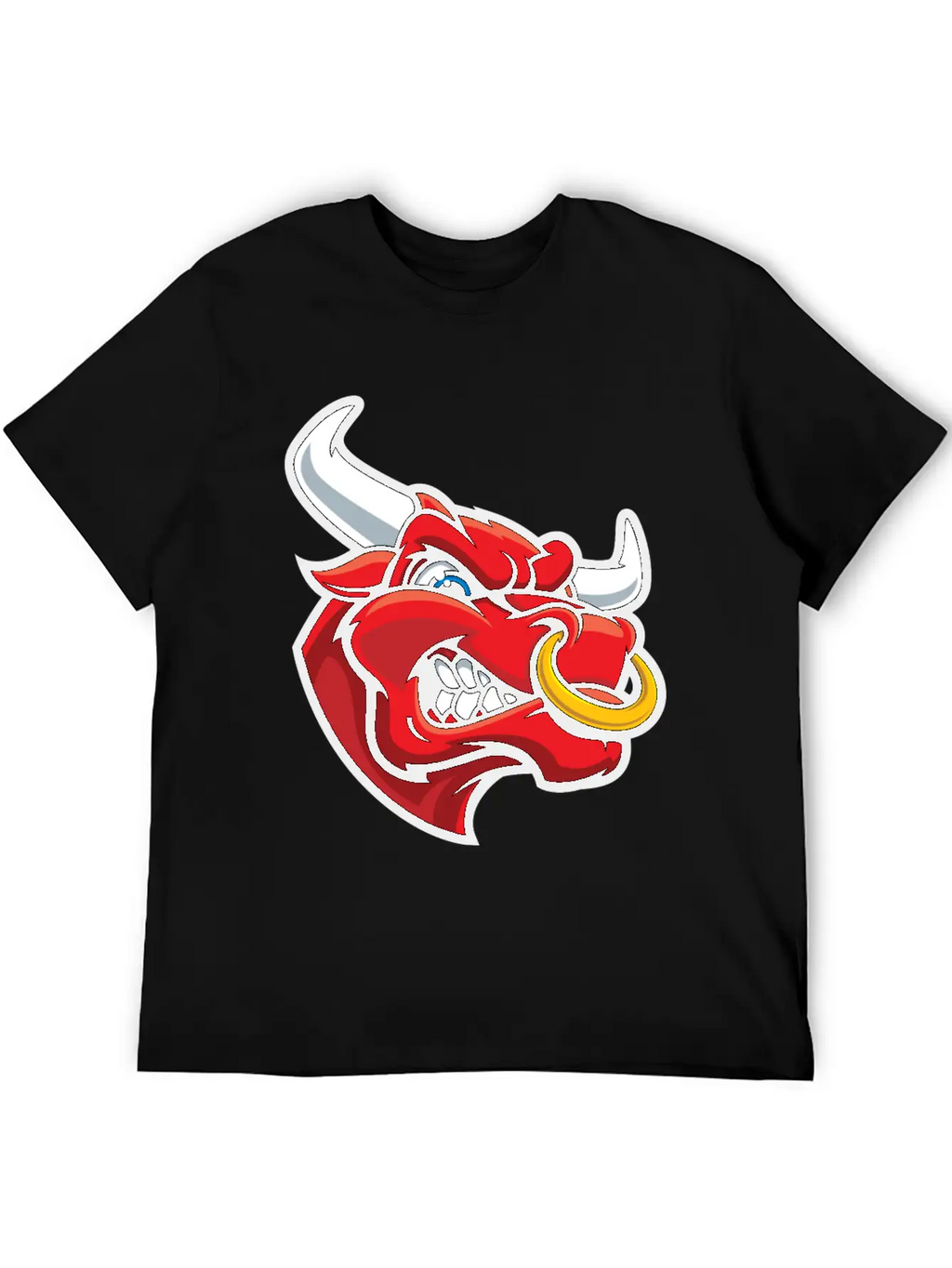 Bull Fun Relaxed Everyday Tee – Lightweight And Durable Cotton