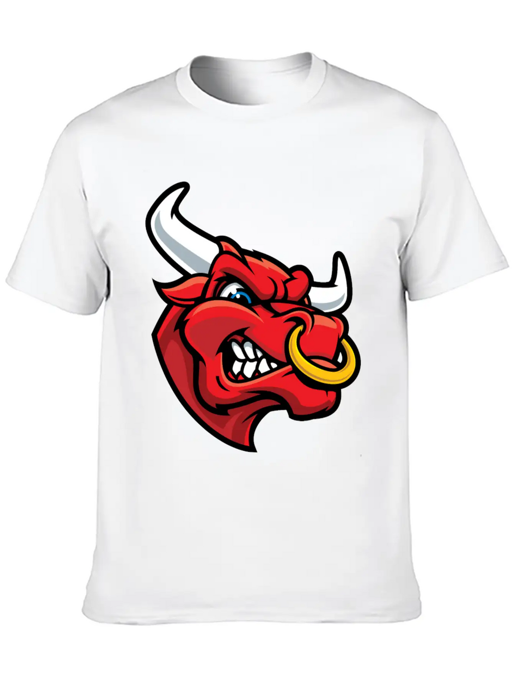 Bull Fun Relaxed Everyday Tee – Lightweight And Durable Cotton