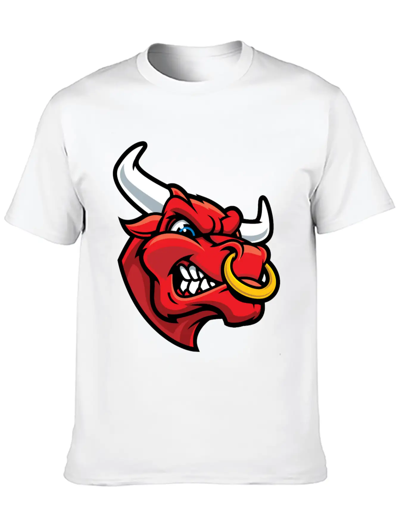 Bull Fun Relaxed Everyday Tee – Lightweight And Durable Cotton
