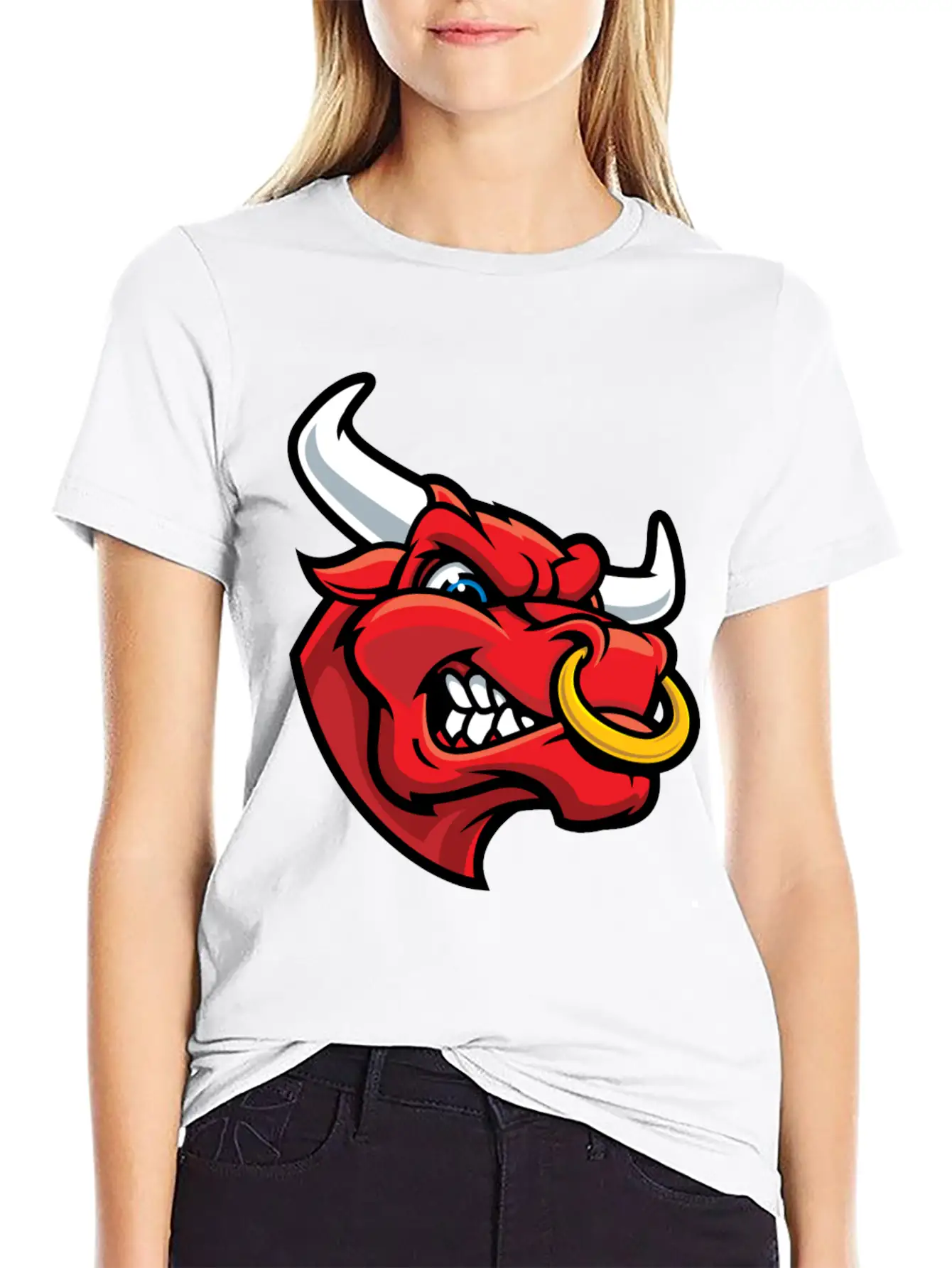 Bull Fun Relaxed Everyday Tee – Lightweight And Durable Cotton