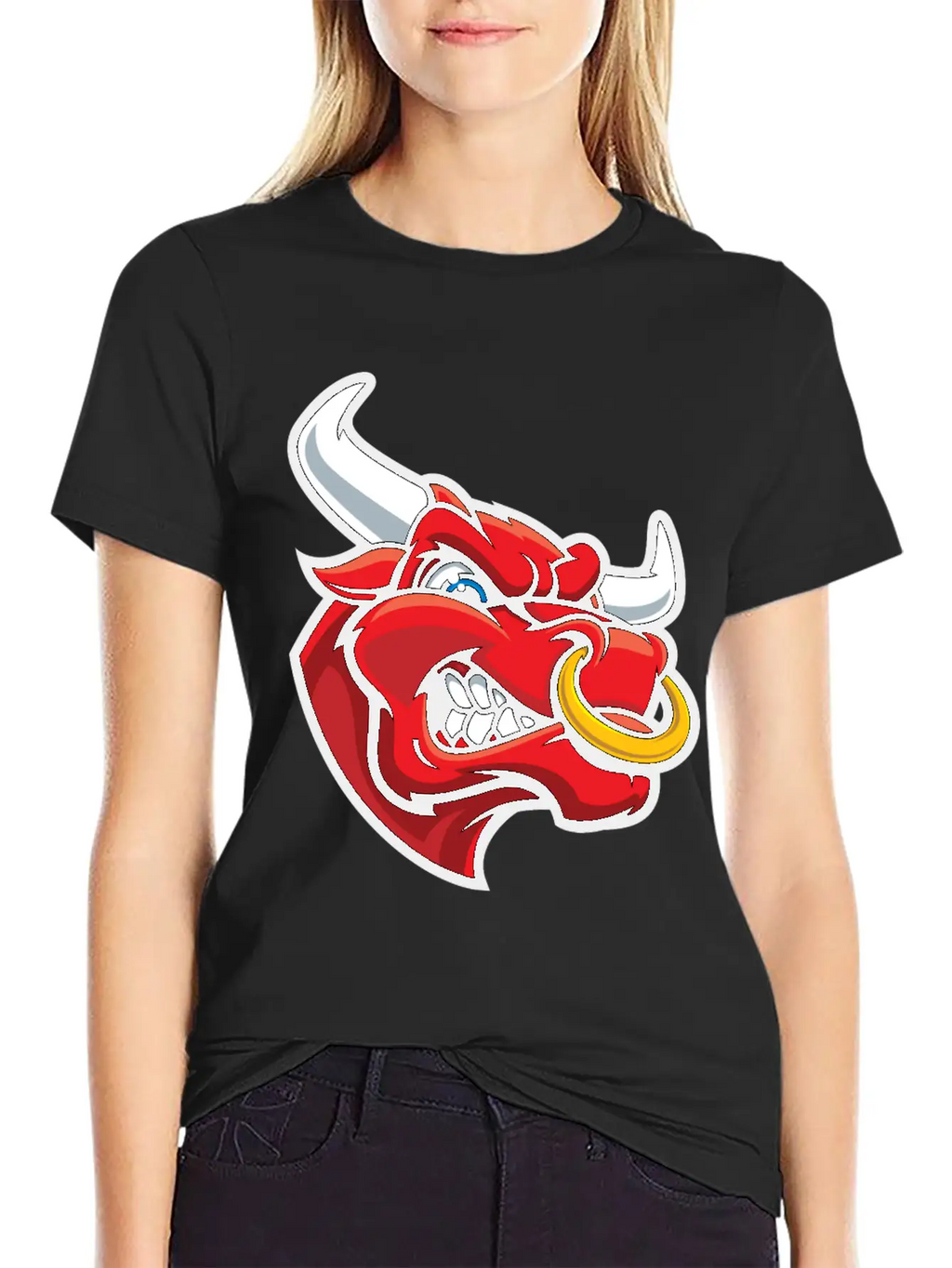 Bull Fun Relaxed Everyday Tee – Lightweight And Durable Cotton