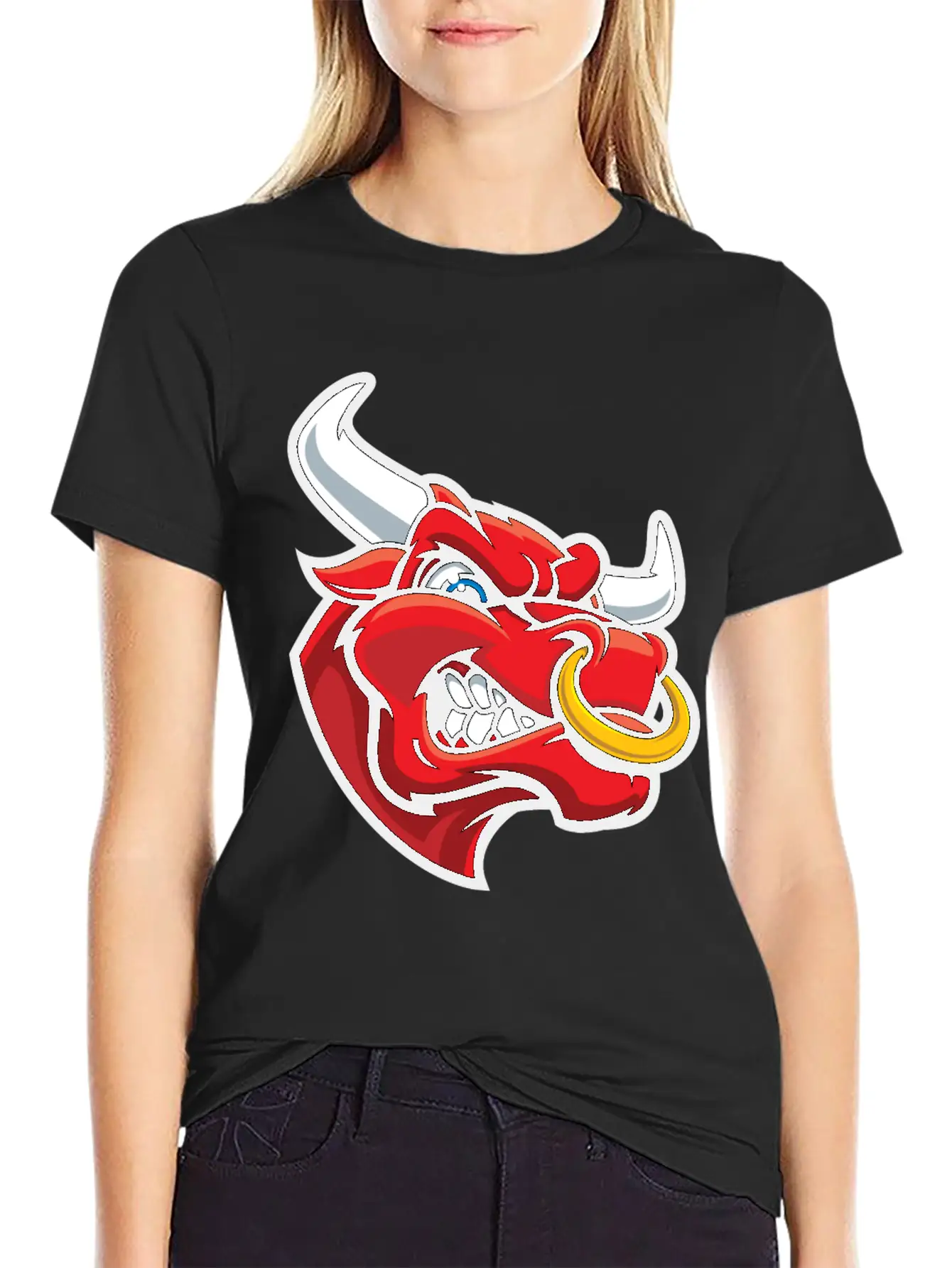 Bull Fun Relaxed Everyday Tee – Lightweight And Durable Cotton