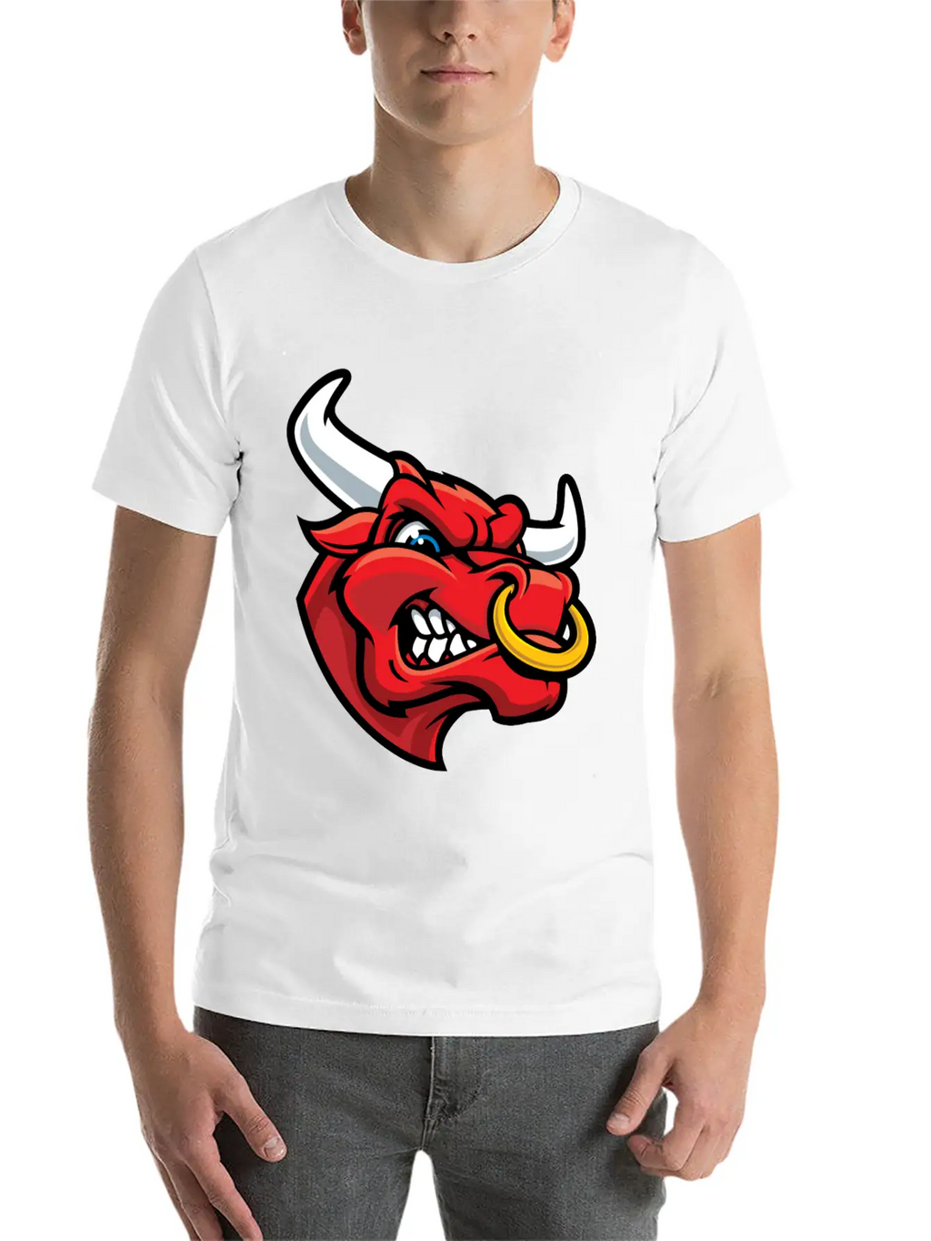 Bull Fun Relaxed Everyday Tee – Lightweight And Durable Cotton