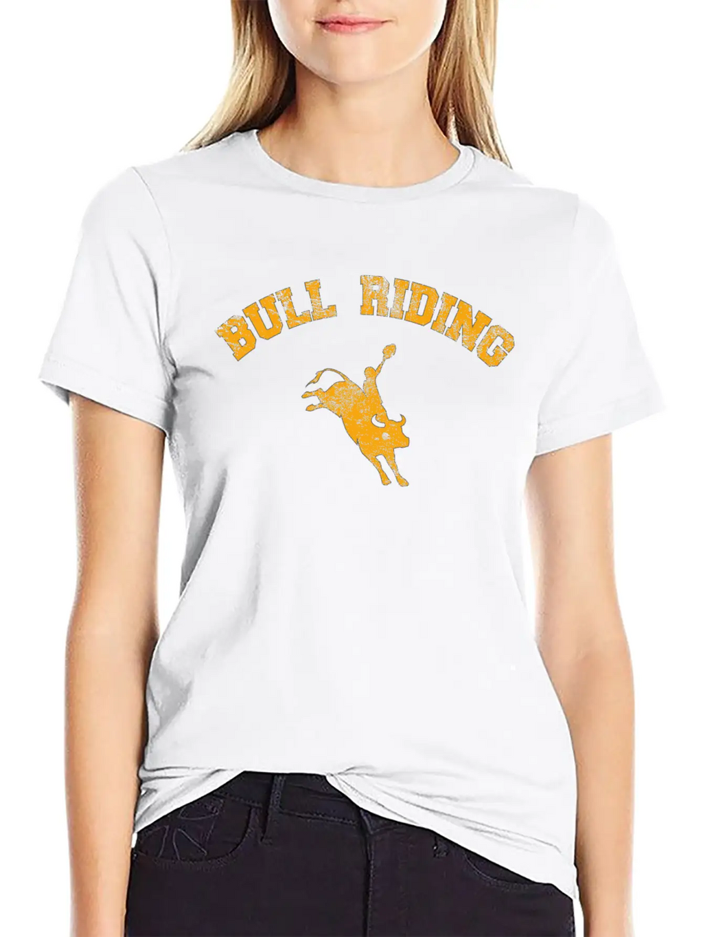 Bull Riding Rodeo Cowboy Western 8 Seconds Vintage Modern Fit Casual T-Shirt – Clean And Versatile Design
