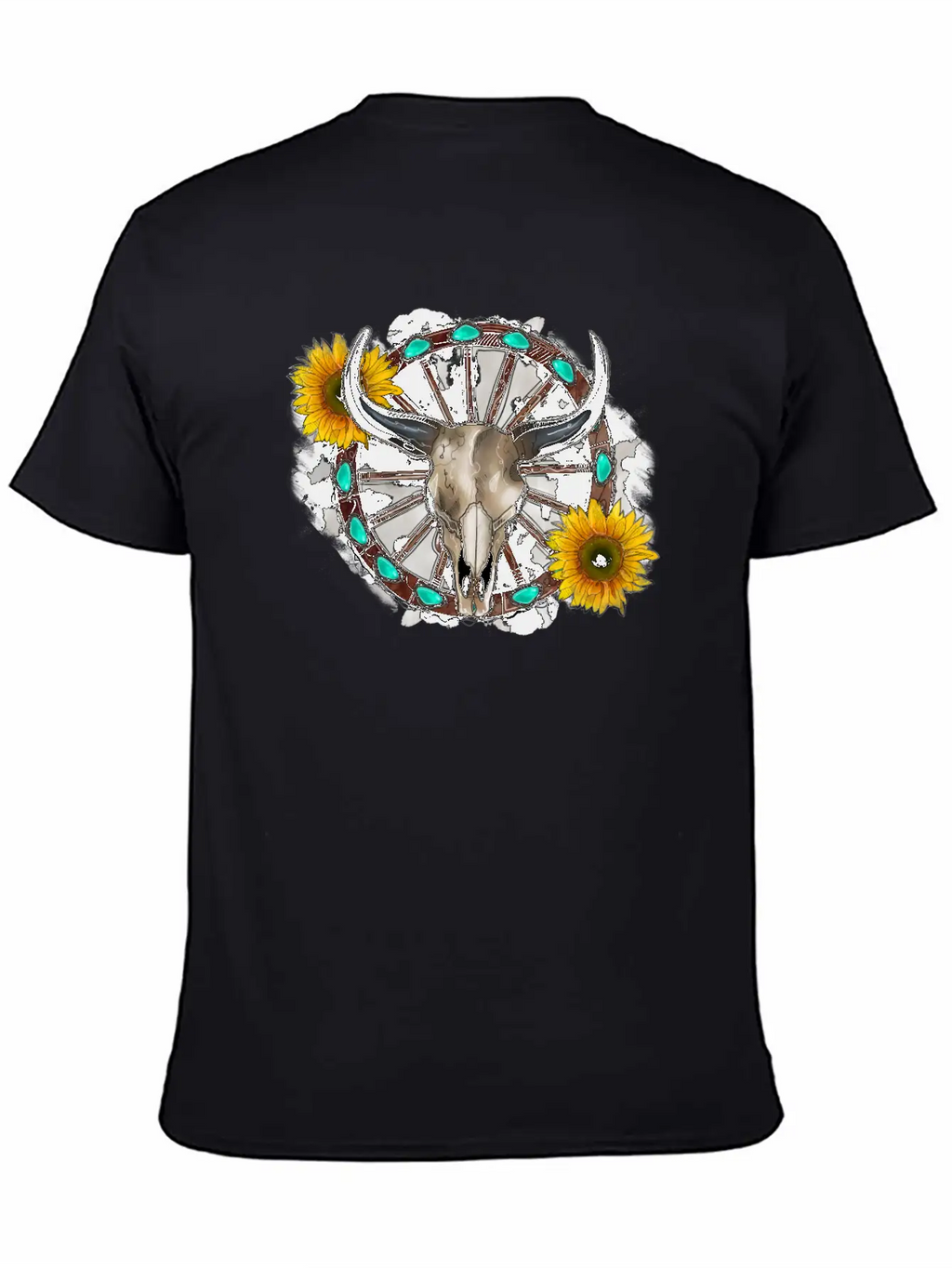 Bull Skull Unisex Casual T-Shirt – Clean Design For Daily Comfort