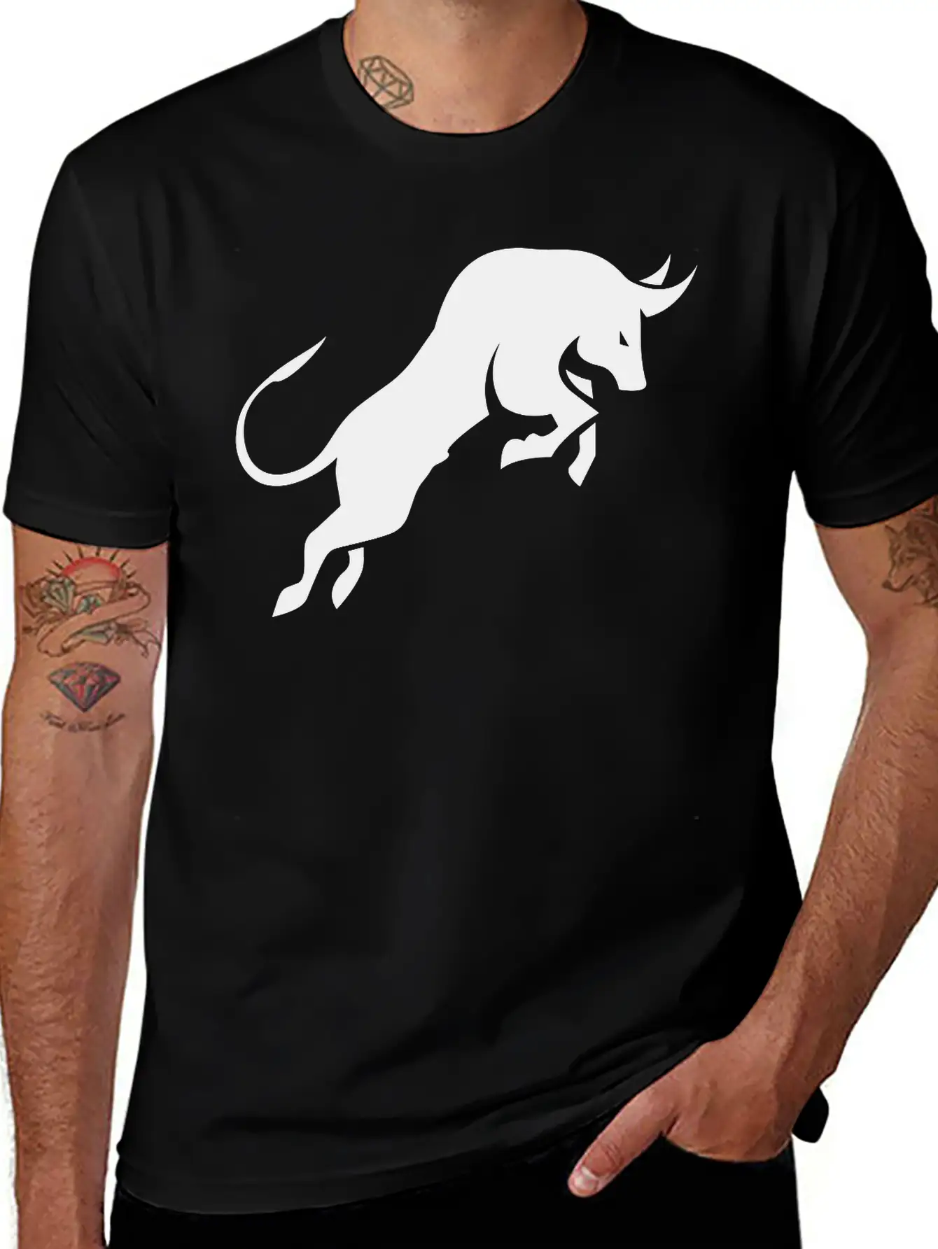 Bull Stylish Everyday T-Shirt – Unisex Basic Cotton Tee