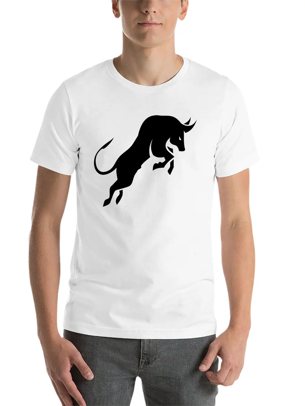 Bull Stylish Everyday T-Shirt – Unisex Basic Cotton Tee