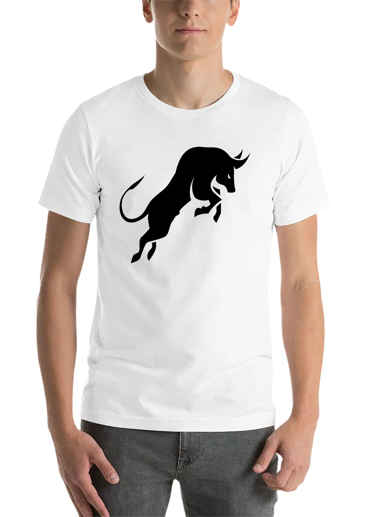 Bull Stylish Everyday T-Shirt – Unisex Basic Cotton Tee