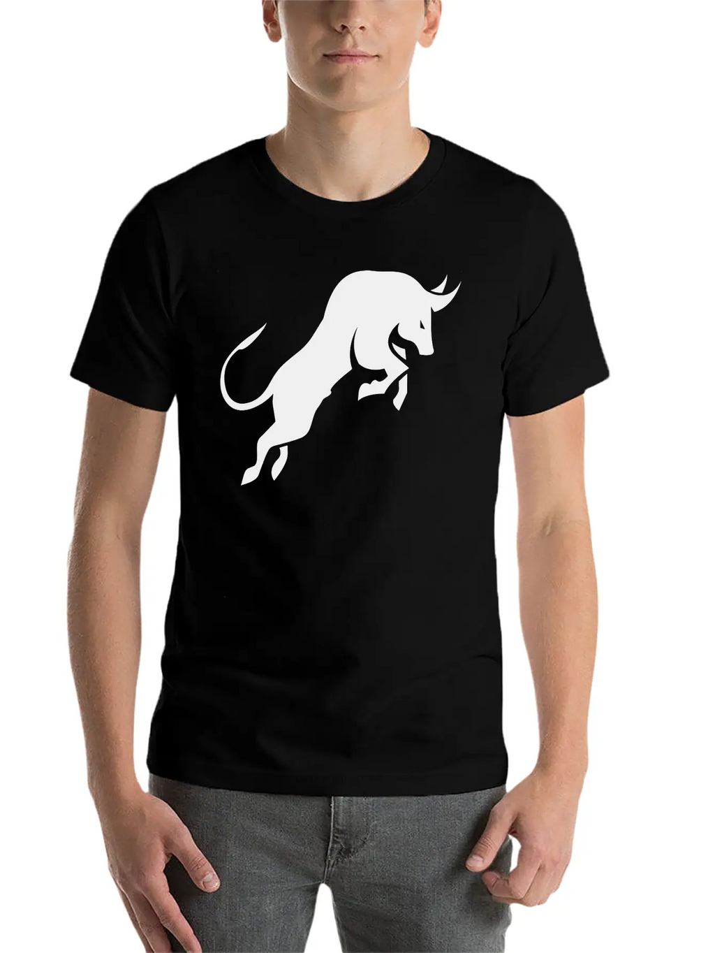 Bull Stylish Everyday T-Shirt – Unisex Basic Cotton Tee