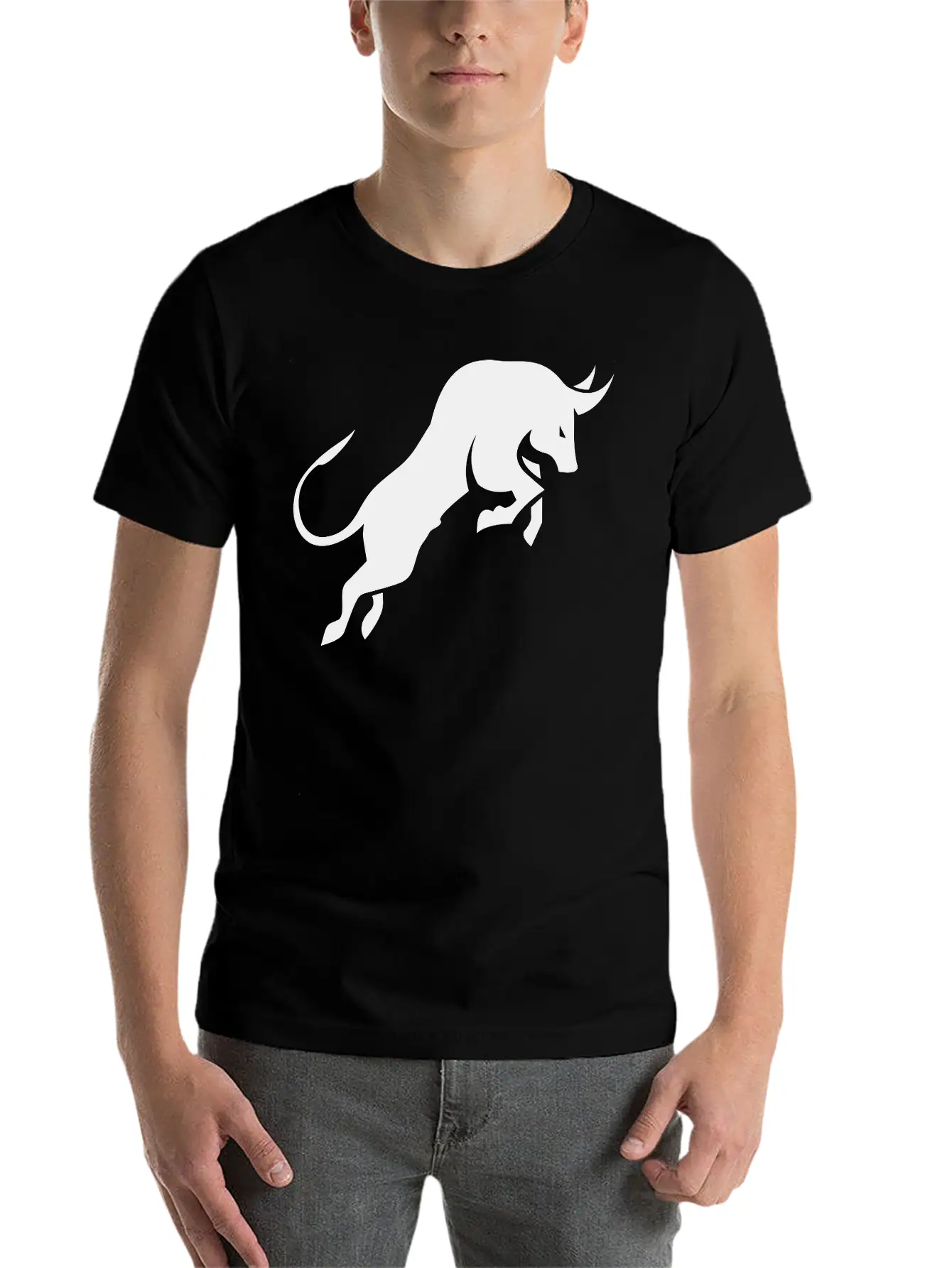 Bull Stylish Everyday T-Shirt – Unisex Basic Cotton Tee