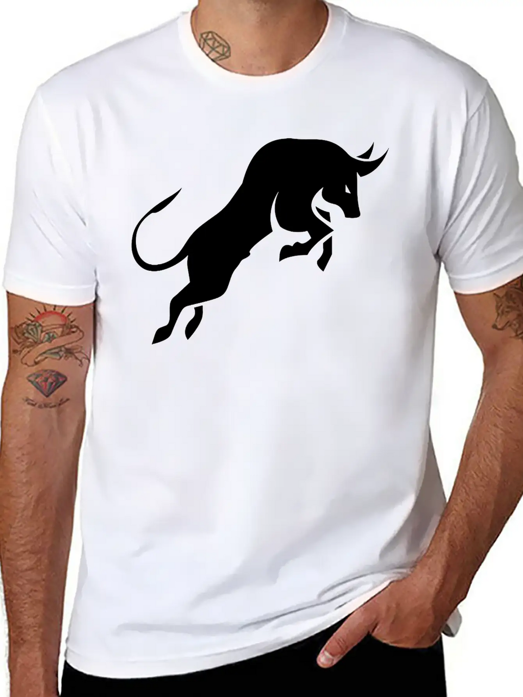 Bull Stylish Everyday T-Shirt – Unisex Basic Cotton Tee