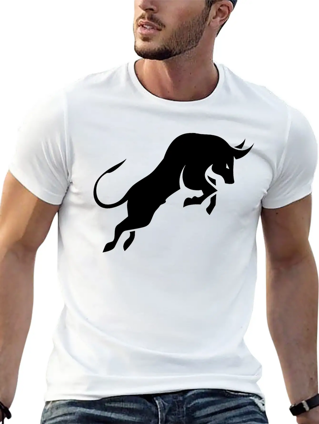 Bull Stylish Everyday T-Shirt – Unisex Basic Cotton Tee