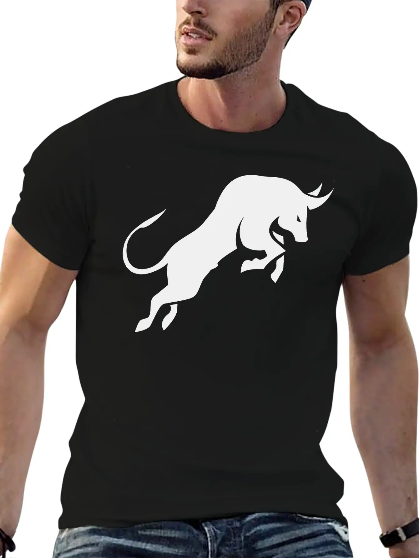 Bull Stylish Everyday T-Shirt – Unisex Basic Cotton Tee