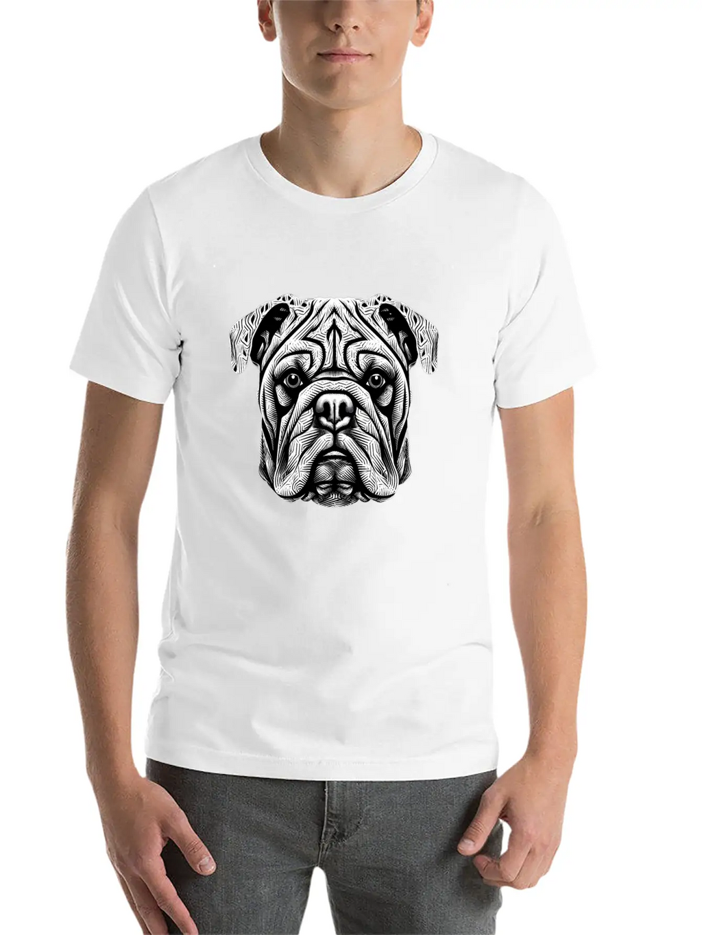 Bulldog Essence Breathable Graphic T-Shirt – Perfect For Casual Days