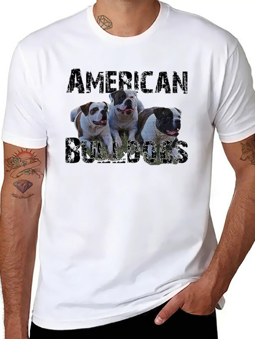 Bulldogs,dog Holder, Dog Lover, Animals, Watchdog Basic Graphic T-Shirt – Daily Comfort In Soft Cotton