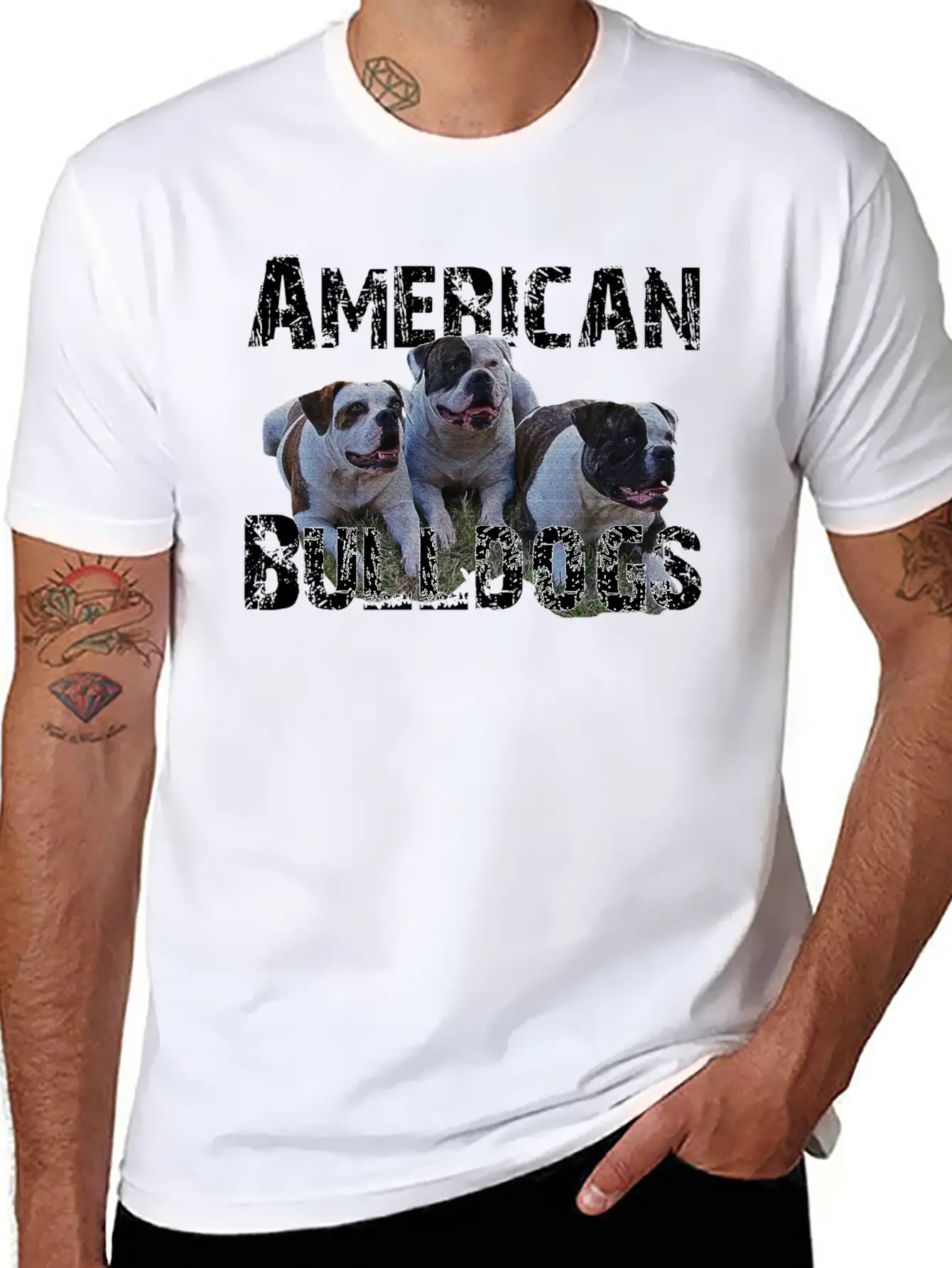 Bulldogs,dog Holder, Dog Lover, Animals, Watchdog Basic Graphic T-Shirt – Daily Comfort In Soft Cotton