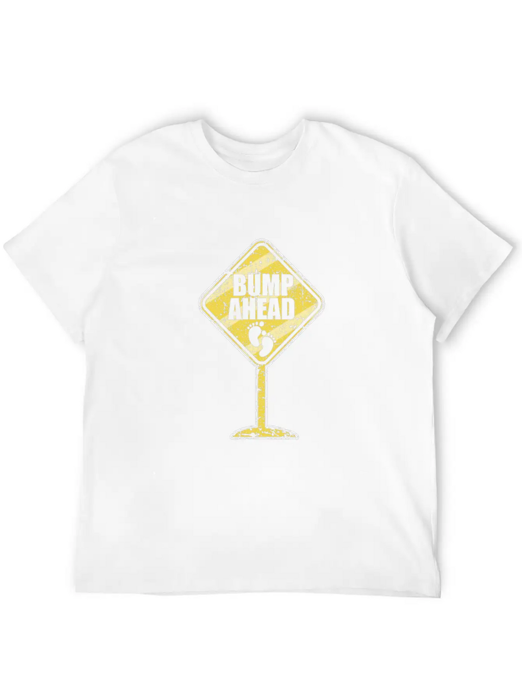 Bump Ahead Pregnant Mom Mama Baby Shower Family Lo Essential Cotton Tee For Daily Outfits – Unisex Style
