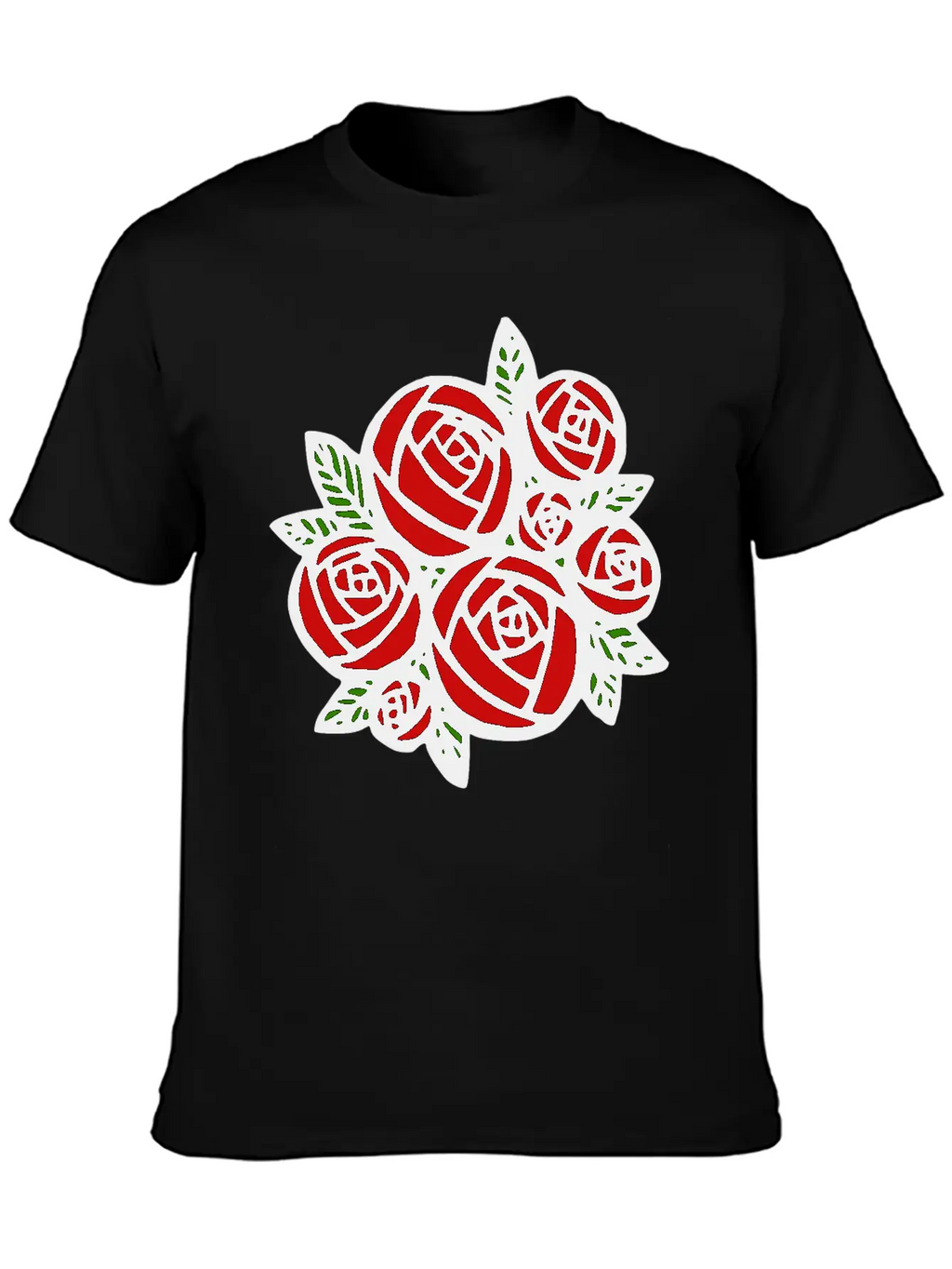 Bunch Of Red Roses Classic Cotton Tee – Unisex Comfort For Any Season