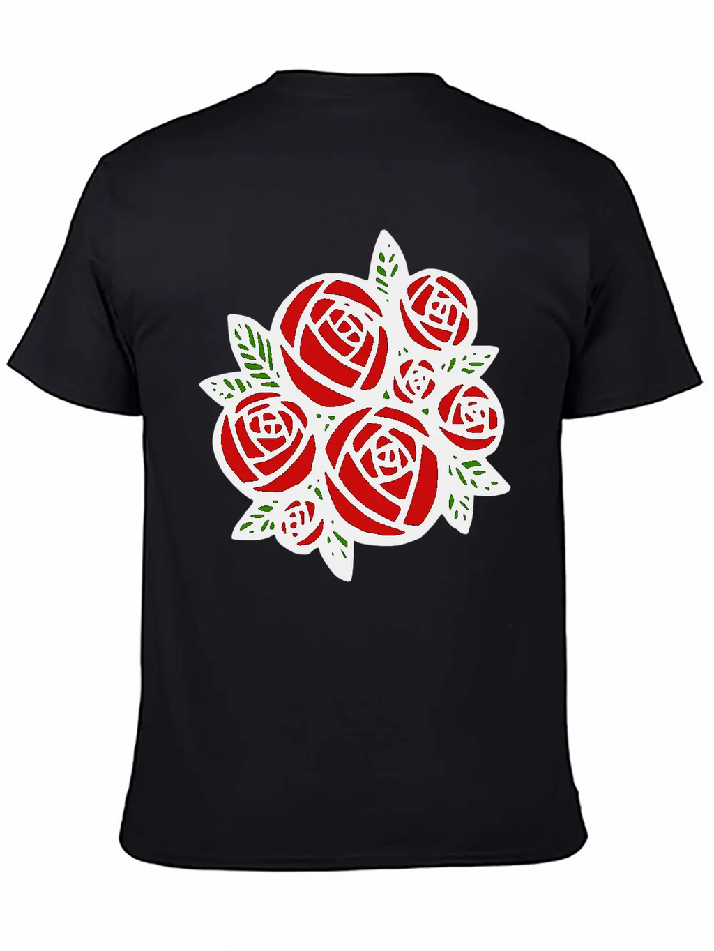 Bunch Of Red Roses Classic Cotton Tee – Unisex Comfort For Any Season