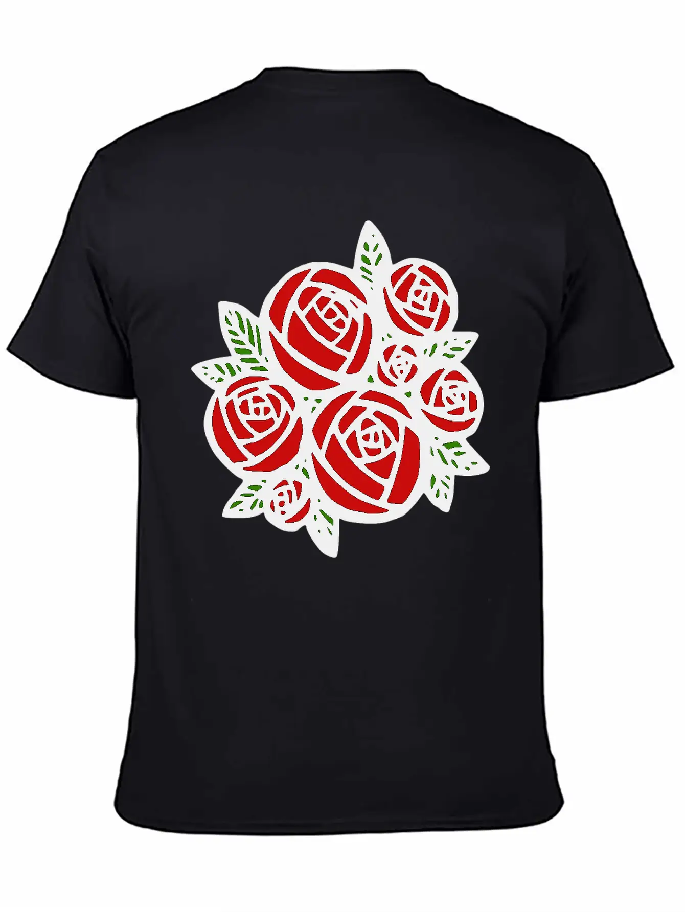 Bunch Of Red Roses Classic Cotton Tee – Unisex Comfort For Any Season