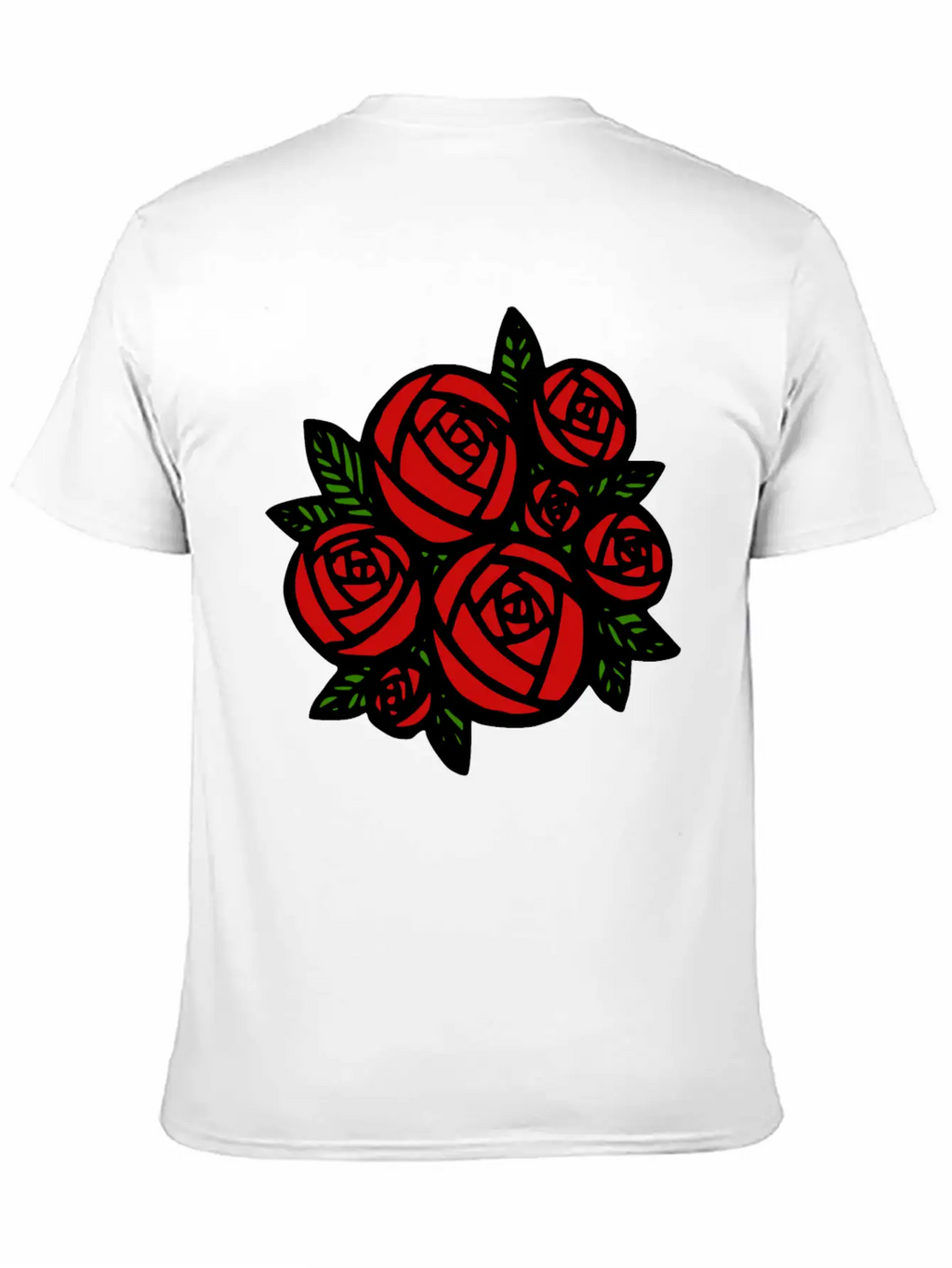 Bunch Of Red Roses Classic Cotton Tee – Unisex Comfort For Any Season