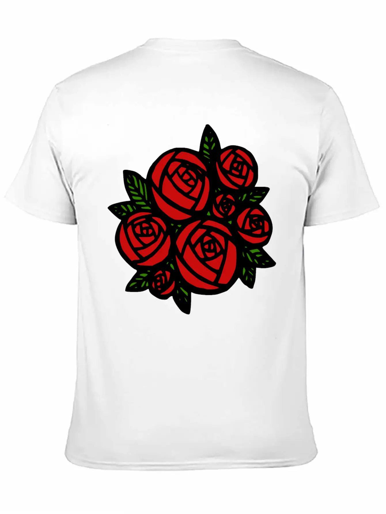 Bunch Of Red Roses Classic Cotton Tee – Unisex Comfort For Any Season