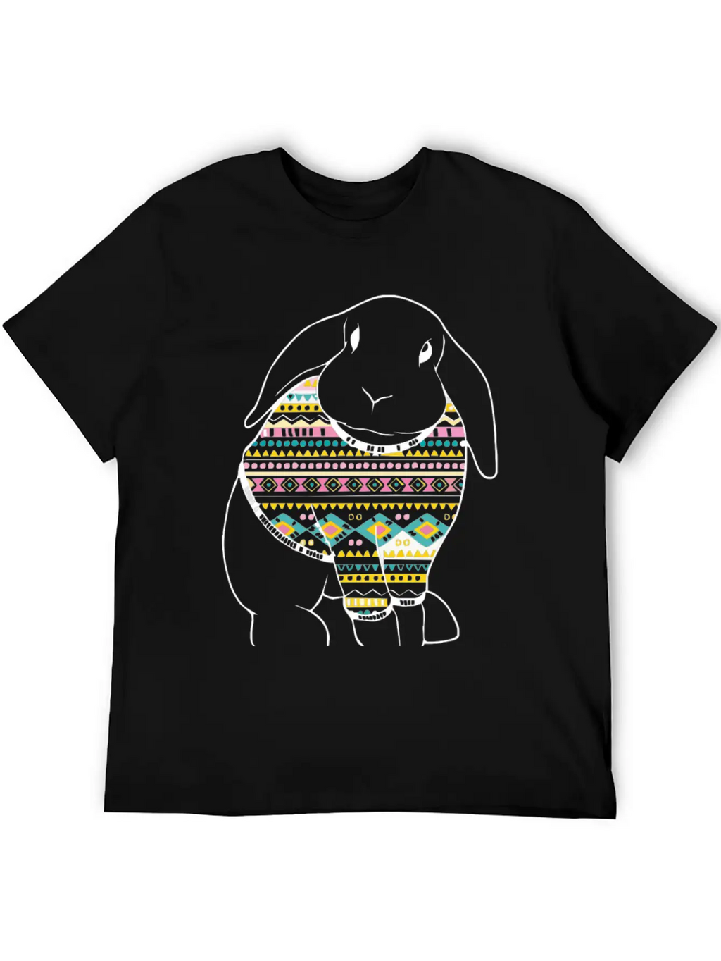 Bunny Rabbit In Relaxed Everyday Tee – Lightweight And Durable Cotton