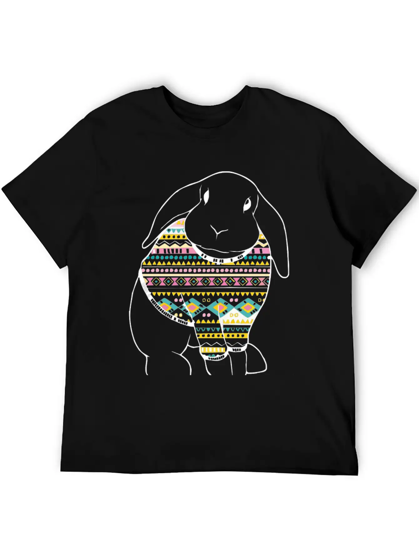 Bunny Rabbit In Relaxed Everyday Tee – Lightweight And Durable Cotton