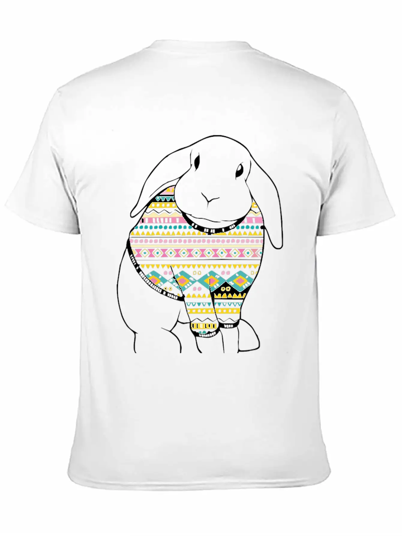 Bunny Rabbit In Relaxed Everyday Tee – Lightweight And Durable Cotton