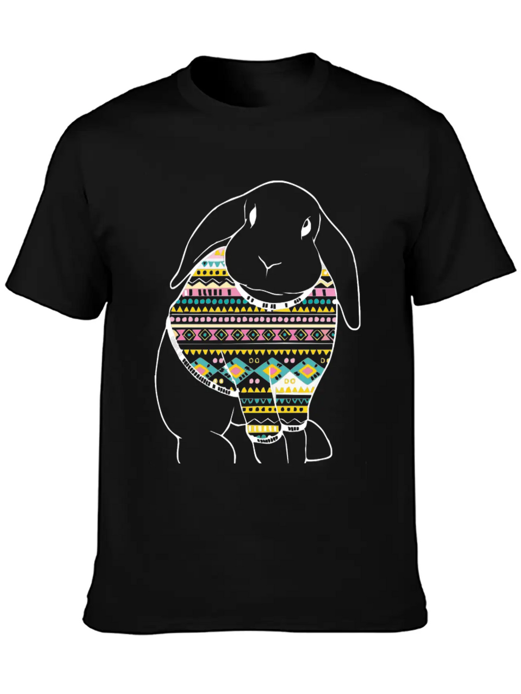 Bunny Rabbit In Relaxed Everyday Tee – Lightweight And Durable Cotton