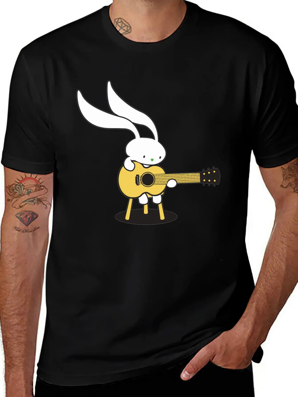 Bunny S Acoustic Set Classic Cotton Tee – Unisex Comfort For Any Season