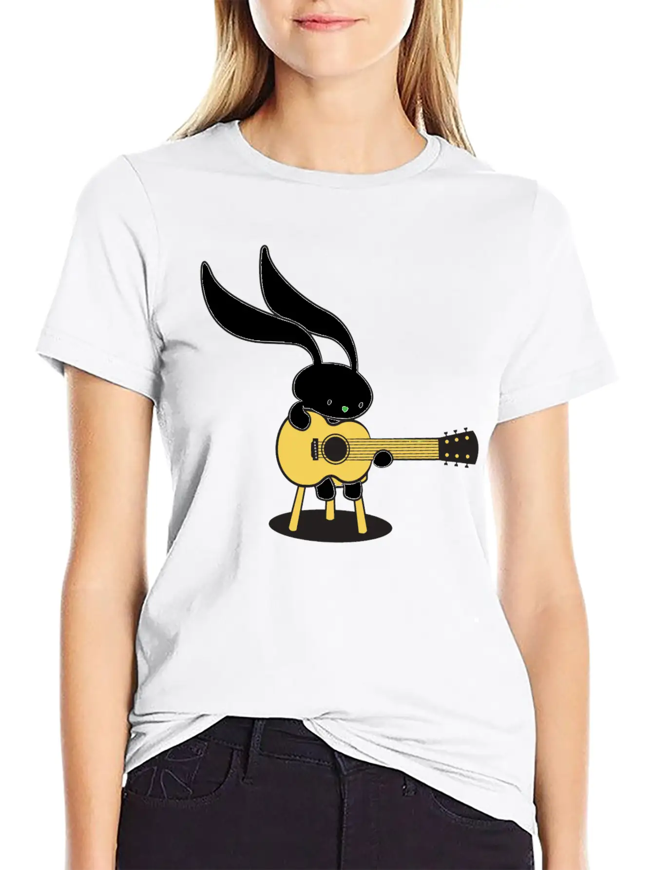 Bunny S Acoustic Set Classic Cotton Tee – Unisex Comfort For Any Season