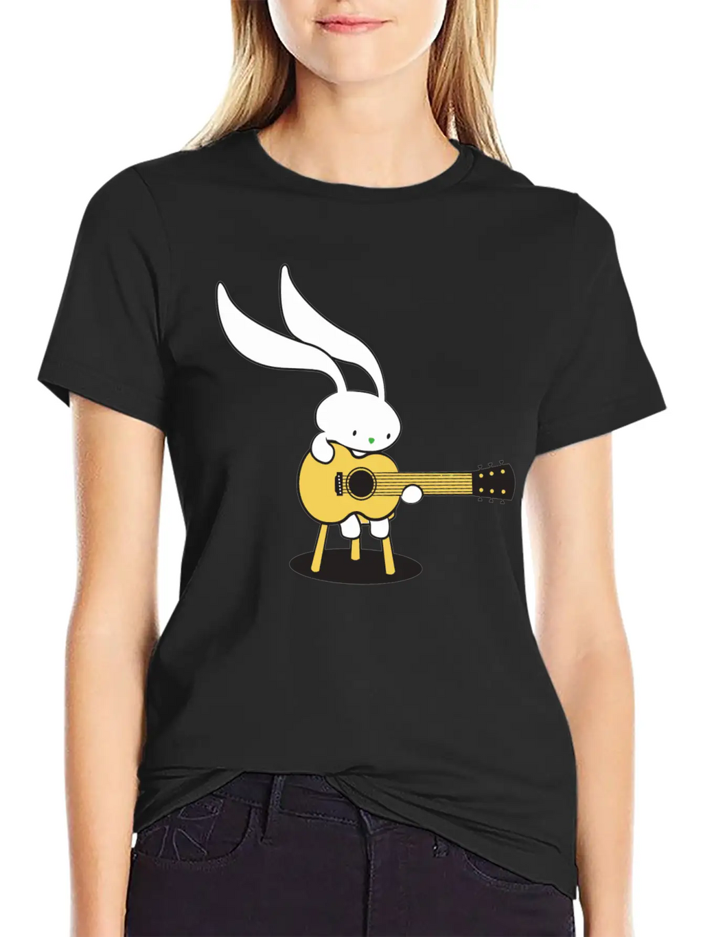 Bunny S Acoustic Set Classic Cotton Tee – Unisex Comfort For Any Season