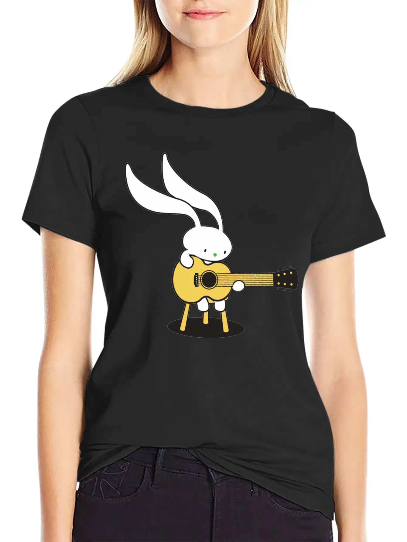 Bunny S Acoustic Set Classic Cotton Tee – Unisex Comfort For Any Season
