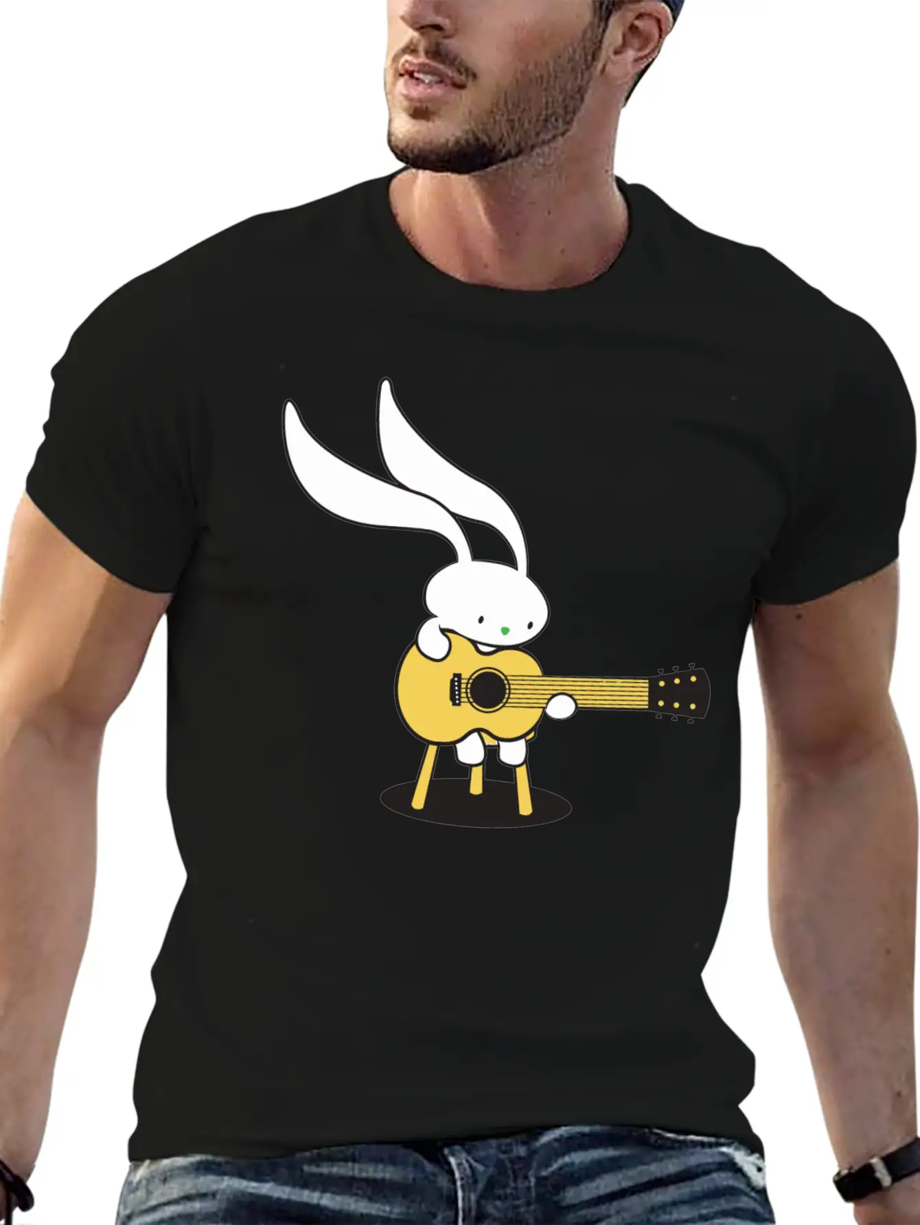 Bunny S Acoustic Set Classic Cotton Tee – Unisex Comfort For Any Season