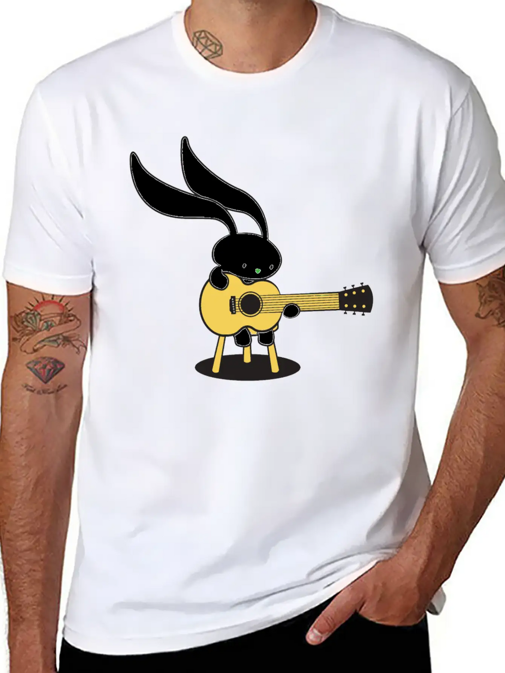 Bunny S Acoustic Set Classic Cotton Tee – Unisex Comfort For Any Season