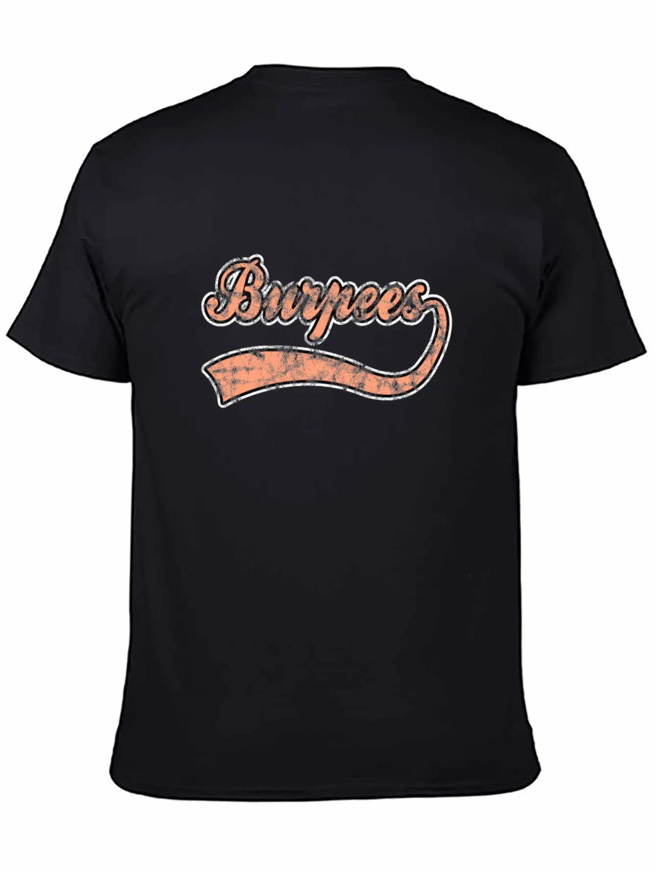 Burpees Lettering Breathable Graphic T-Shirt – Perfect For Casual Days